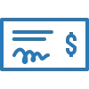 Icon cheque