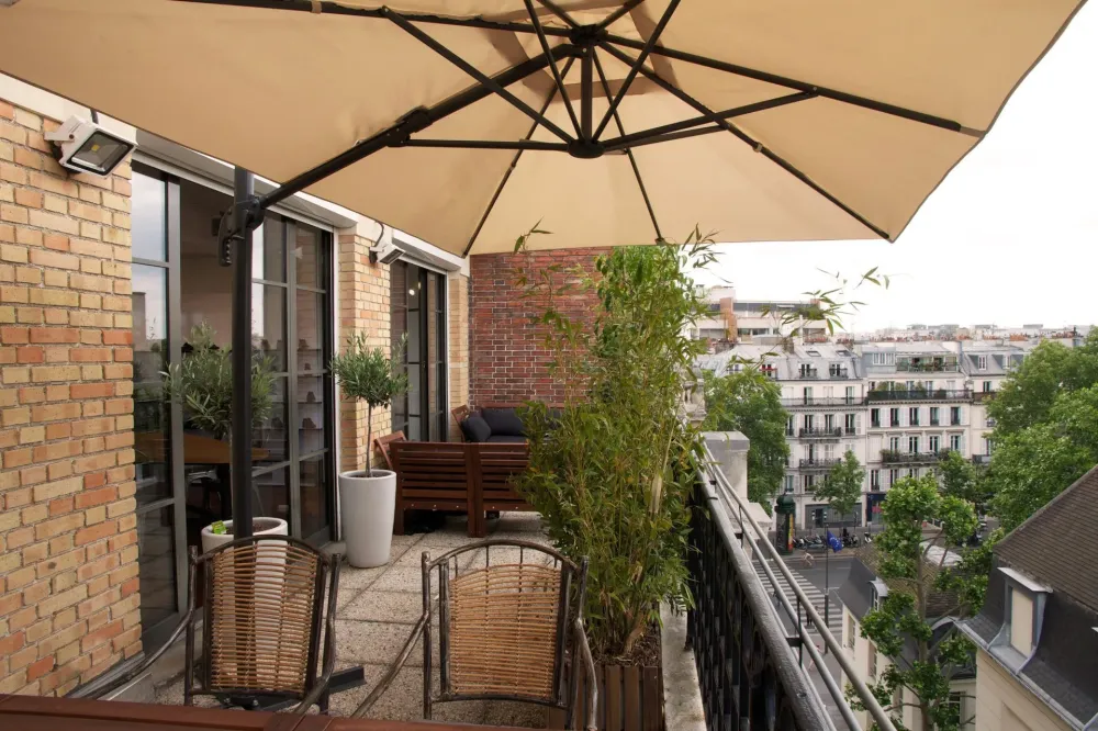 Terrasse dalles